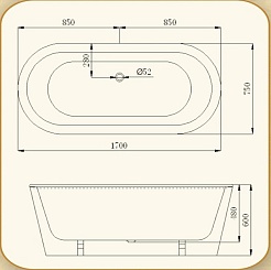 Magliezza Чугунная ванна Rosabella 170x75 – фотография-7